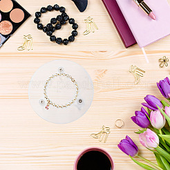 Круглые прозрачные акриловые подставки для минифигурок&nbsp;ODIS-WH0002-52