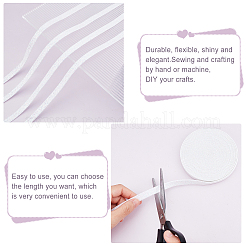 10 ярд плоских односторонних шнуров из искусственной кожи&nbsp;DIY-GA0003-43B