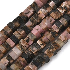 Природные родонит бисер нитей G-A280-C11-01