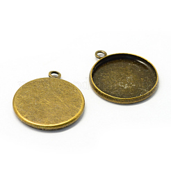 Сеттинги железа кулон кабошон MAK-Q003-04