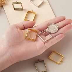 Сплав открытая задняя рамка большие подвески&nbsp;PALLOY-BT0001-02-RS