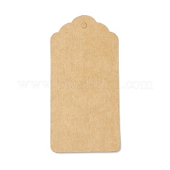 100 шт. крафт-бумага подарочные бирки в виде головы цветка&nbsp;CDIS-B001-01A