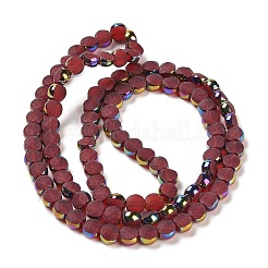 Гальванические бусины из матового стекла EGLA-Z001-01A