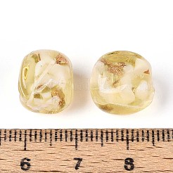 Бусины ручной работы бусины золотого песка&nbsp;LAMP-T021-32E