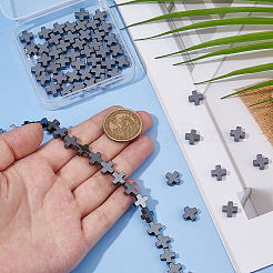 2 нити гальванизированные немагнитные синтетические гематитовые бусины нити G-FH0002-58