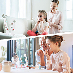 Акриловая подставка для шпильки для волос&nbsp;LS-ODIS-WH0009-02A