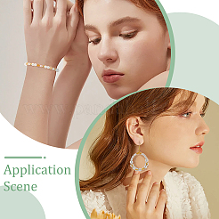 800 шт. Прозрачные акриловые бусины&nbsp;TACR-SC0001-40