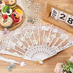 Кружевной веер&nbsp;AJEW-WH20090-001C