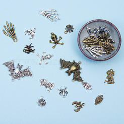 Хэллоуин подвески тибетского стиля TIBEP-SC0001-20