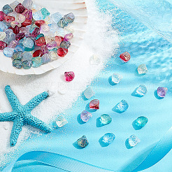 90 шт. чешские стеклянные бусины 9 цветов GLAA-GA0001-27