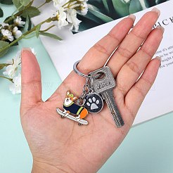 Брелки из сплава эмали&nbsp;KEYC-SW00007-02