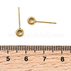 Фурнитура для сережек-гвоздиков из нержавеющей стали 304 STAS-K306-72G