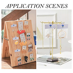 100 шт. бумажная карточка-витрина для бижутерии&nbsp;CDIS-TA0001-30