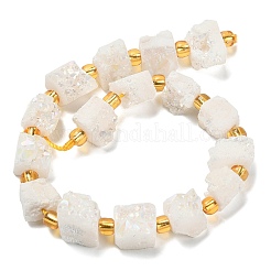 Гальванические натуральный druzy шарики агата стренг&nbsp;G-G289-01E