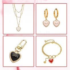 40шт 4 цвета сплава эмалевые подвески&nbsp;ENAM-CJ0003-65