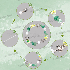 Набор для самостоятельного изготовления браслета в виде морской звезды&nbsp;DIY-SC0031-22