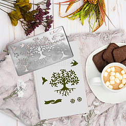 Трафареты для резки металла в стиле ретро из нержавеющей стали&nbsp;DIY-WH0242-289