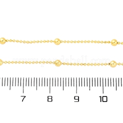 Латунные шариковые цепочки ожерелья для женщин&nbsp;NJEW-D302-66G