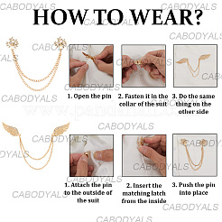 Сплав горный хрусталь подвесные цепочки броши и воротник-галстук pis JEWB-CY0001-02