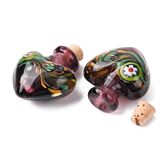 Подвески ручной работы бусины бутылки духов&nbsp;LAMP-H072-02