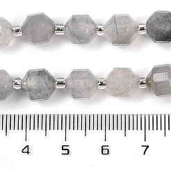 Естественный облачно кварц бисер пряди G-O201B-115F