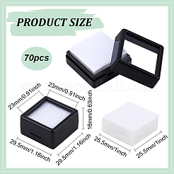 Пластиковые коробки для хранения бриллиантов&nbsp;CON-WH0089-72B