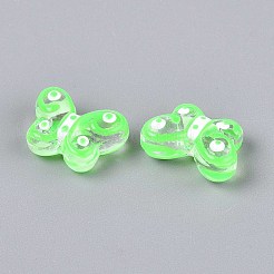 Прозрачные стеклянные бусины&nbsp;GLAA-T025-20A