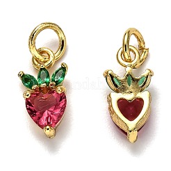 Латунные микро проложить кубического циркония подвески ZIRC-H119-06G