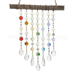 Стеклянные каплевидные и восьмиугольные бусины&nbsp;HJEW-JM04539