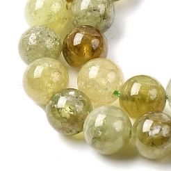 Естественный зеленый гранат бисер нитей&nbsp;G-G344-A04-6mm