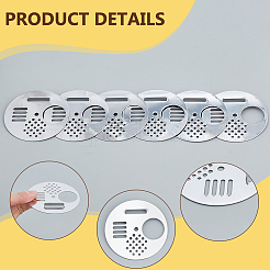 Барьер для пчел из нержавеющей стали AJEW-WH0596-254