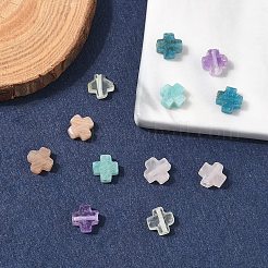 12 шт. 6 вида бусин из натурального пренита G-YW0002-29