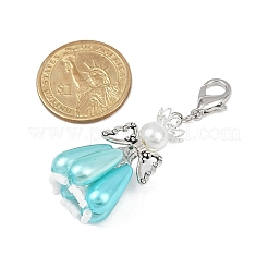 Ангел ручной работы стеклянные бусины и акриловые подвески украшения&nbsp;HJEW-MZ00271