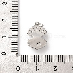 Латунные микро проложить кубического циркония подвески&nbsp;KK-I276-08P