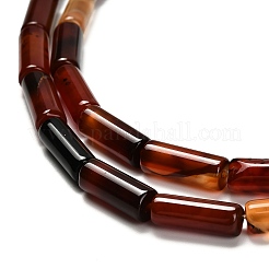 Окрашенные естественный агат бисер пряди&nbsp;G-G203-01B