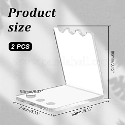 Подставки для ручек из прозрачного акрила с наклонной задней стенкой на 3 слот ODIS-PH0001-69A