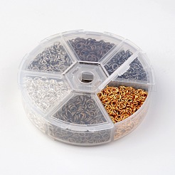 1 коробка 6 кольца прыжок цвет железа IFIN-JP0012-4mm