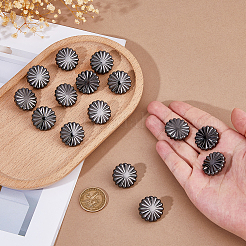 20 шт. пуговицы из цинкового сплава с 1 отверстиями&nbsp;FIND-FH0012-17B