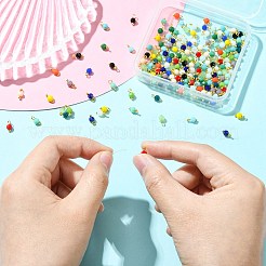 190 шт. подвески из непрозрачного стекла 19 цветов&nbsp;PALLOY-CJ00056