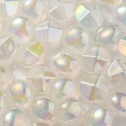 УФ-покрытие светящиеся прозрачные акриловые бусины&nbsp;OACR-P010-05E