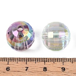 Уф-покрытие прозрачные акриловые бусины TACR-N020-03