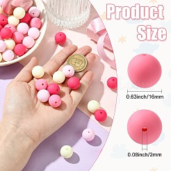 Прорезиненные стиль непрозрачной акриловые бусины&nbsp;LS-MACR-CJC0009-02E