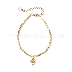Латунь шарм браслеты BJEW-JB12205
