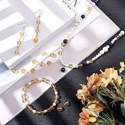 Природный цитрин бисер нитей G-AR0001-74