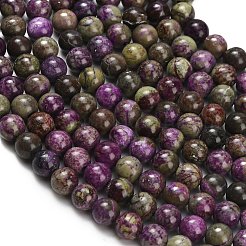 Натуральные нити атлантиситовых бусин из стихтита&nbsp;G-Z110-C06-6mm