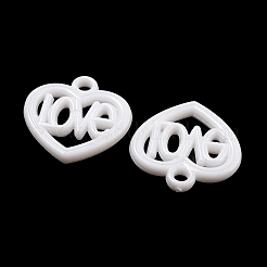 Непрозрачные акриловые подвески ко Дню святого Валентина SACR-L007-042C