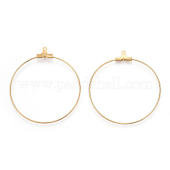 Подвески из нержавеющей стали 304 с вакуумным покрытием pvd STAS-T031-20-35mm-G