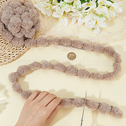 5м полиэстеровая вышивка швейная отделка&nbsp;AJEW-GF0012-30B