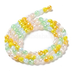 Гальванические стеклянные бусины&nbsp;GLAA-B013-01C