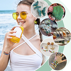 Бисер из стекла  SEED-PH0012-11-4mm-WH